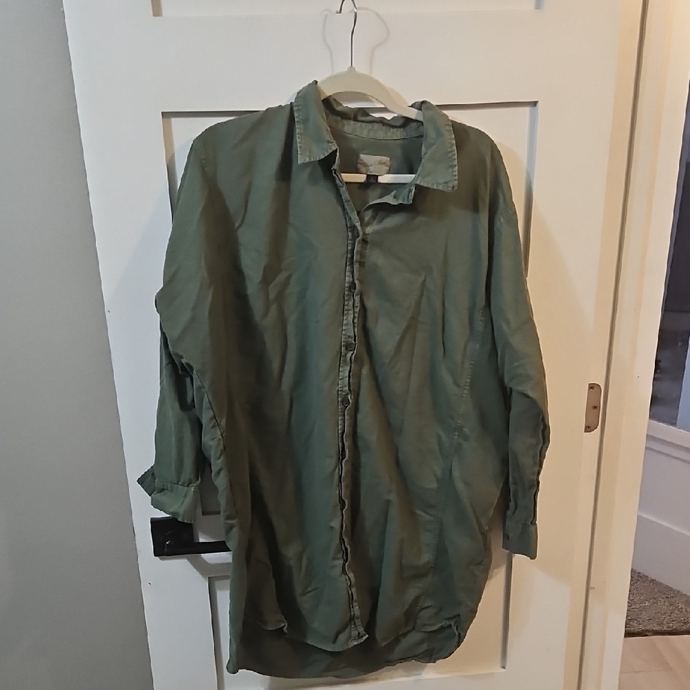 Universal Thread Green Shirt Dress